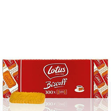 Lotus Biscoff Original Caramelised Single Biscuits Pack of 300 - racked service