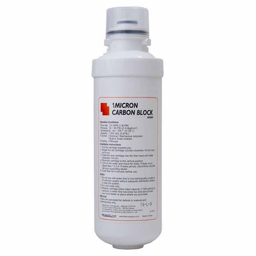 M9MP 1 Micron 8'' Carbon Block Replacement Water Filter Cartridge, quick change