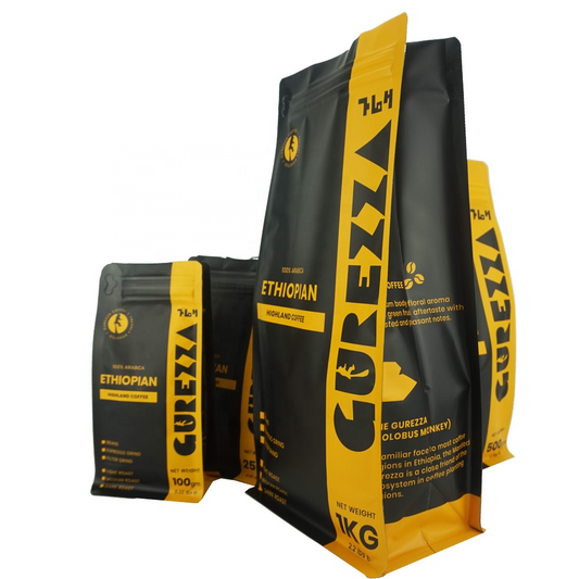Gurezza coffee fine roasted coffee beans directly from the Motherland of coffee
