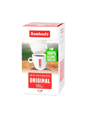 Rombouts Coffee Original Roast gemahlener Kaffee 10 Filter pro Packung kompostierbar