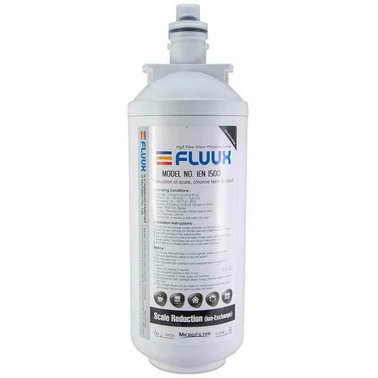 Filtres FLUUX Le filtre à eau réducteur de tartre réduit le tartre et élimine le chlore