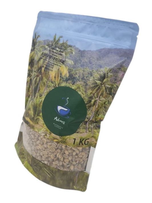 Ethiopian Djimmah green coffee beans unroasted premium coffee beans 1kg by Adems