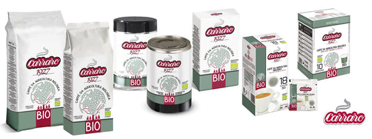 Carraro 1927 BIO Coffee Beans Blend Of Organic Roasted Coffee Beans 1kg