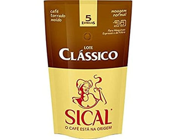 Sical Portuguese Clasico Normal Ground Coffee Cafe 5 Estrelas 2x 250gr