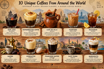 Coffee Around the World: Unusual Drinks Beyond the Latte
