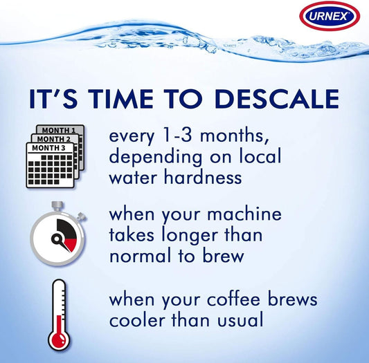 Urnex Dezcal liquid for coffee machines and kettles 1L, descaling solution
