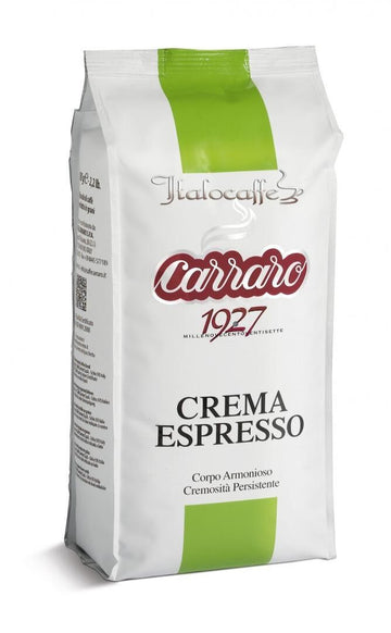 Carraro 1927 Crema Espresso Italienische ganze Kaffeebohnen 1kg - VERFOLGTER SERVICE -