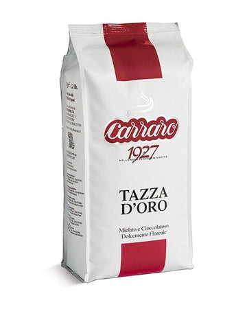 Carraro 1927 Tazza D'oro Espresso italien grains de café entiers 1 kg-SERVICE SUIVI