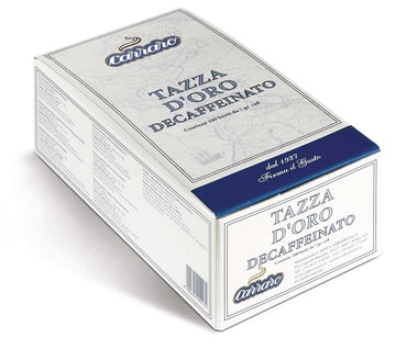 Carraro Tazza D'oro Decaffeinated Ground Coffee Espresso 7g Each x100 Sachets