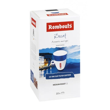 Rombouts entkoffeinierter Filterkaffee für eine Tasse, gemahlen, 10 x 62 g, 4er-Packung, mit Sendungsverfolgung