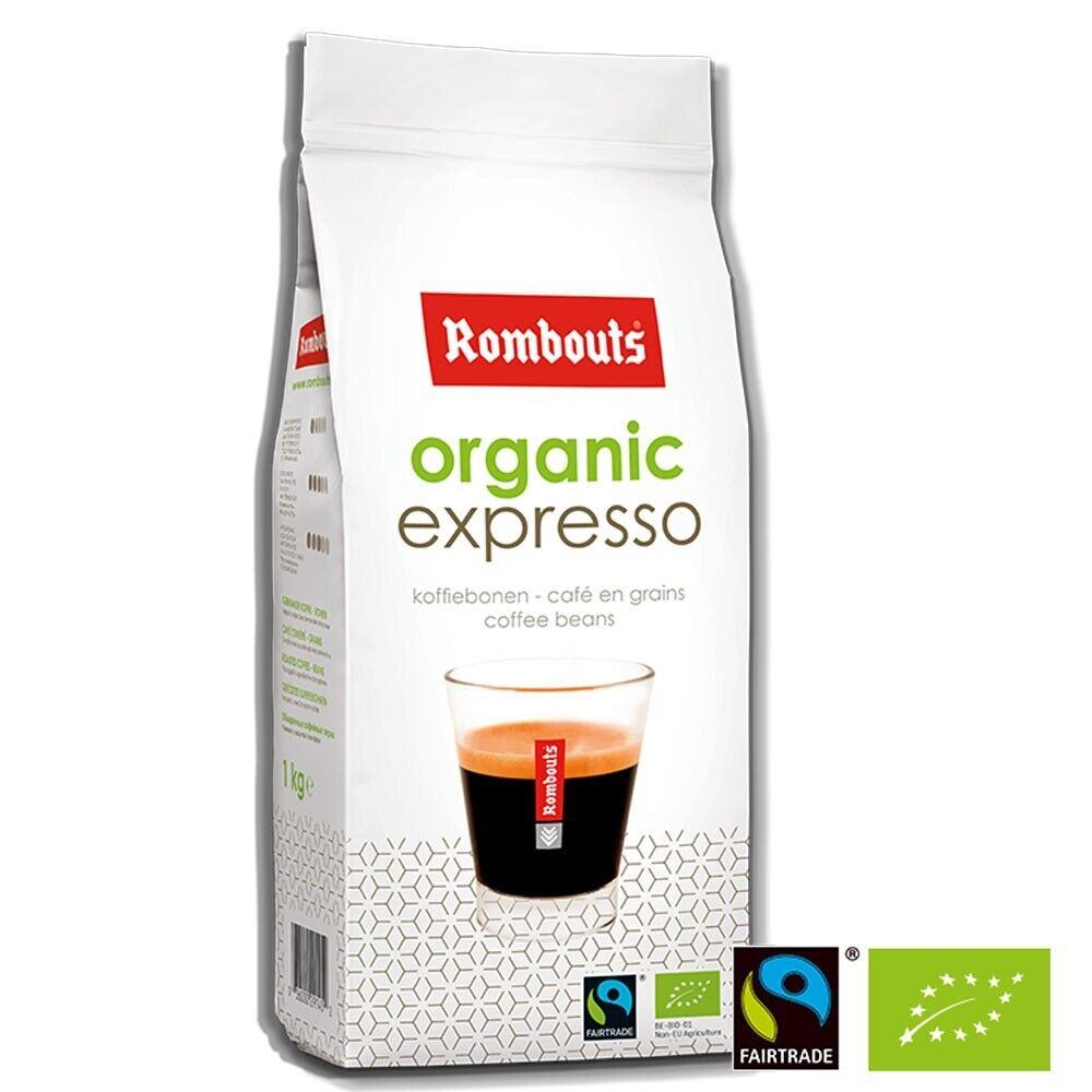 Rombouts Original Blend decaffeinated roasted coffee beans 1kg -Tracke