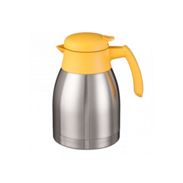 BRAVILOR 1.5 LITRES VACUUM FLASK - YELLOW