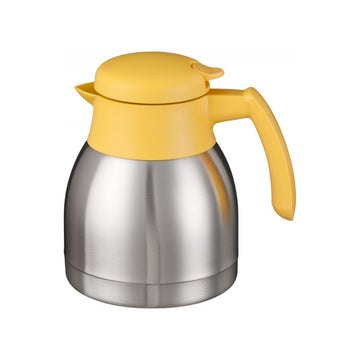 BRAVILOR 1 LITRE VACUUM FLASK - YELLOW