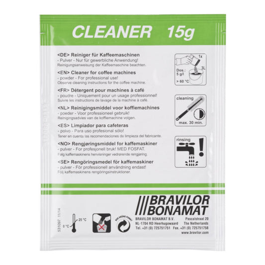 BRAVILOR CLEANER 4X15X15G