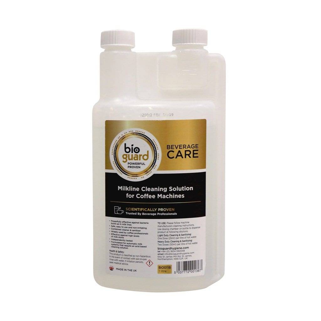 Bio guard milkline cleaning solution for coffee machines 1 Litre