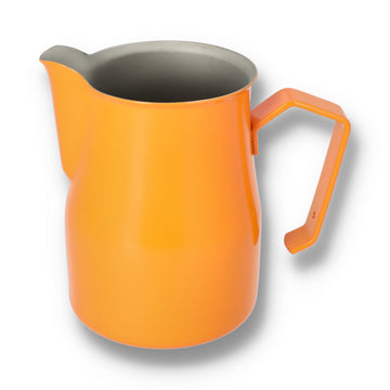 MOTTA 750ML TEFLON FOAMING JUG - ORANGE