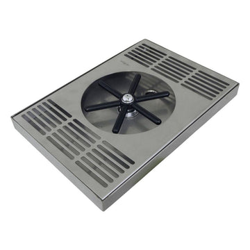 CENTRE SPRAY PITCHER RINSER TRAY - 254MM (L) 178MM (W) 22MM (D)