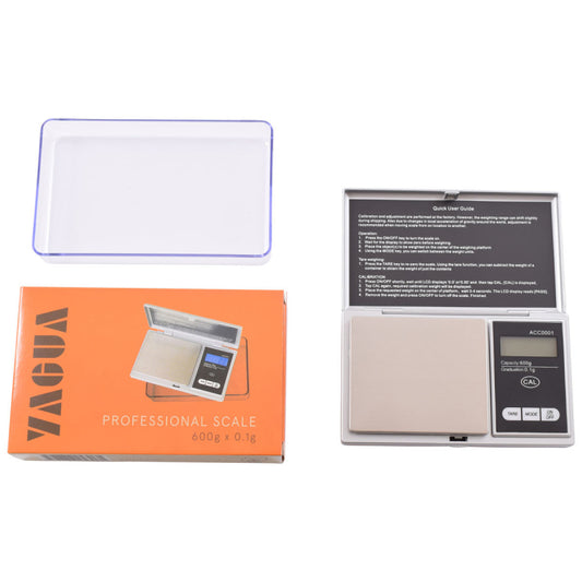 YAGUA SCALE 600 X 0.1G WITH EXTRA LARGE TRAY ACC0001