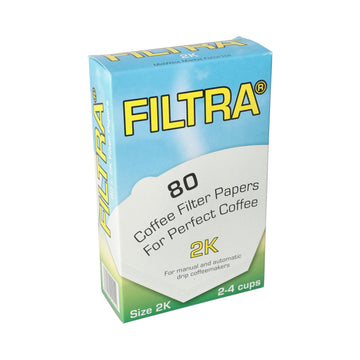 FILTRA 2K PAPER FILTERS (BOX OF 80) - WILFA DRIPPERS
