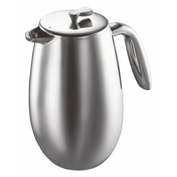 BODUM COLOMBIA DOUBLE WALL FRENCH PRESS COFFEE MAKER, 8 CUP, 1.0 L, 32 OZ - S/S