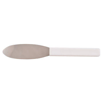 METAL SPATULA WHITE HANDLE - LARGE