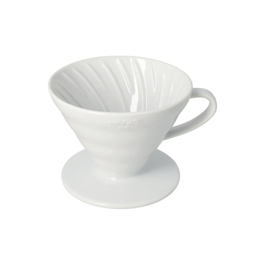 HARIO COFFEE DRIPPER V60 02 CERAMIC WHITE