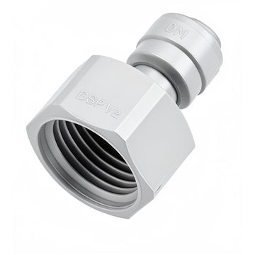 DMFit FEMALE ADAPTOR FLAT END 3/8 X 1/2 BSP