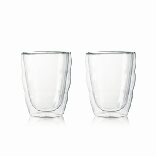 BODUM PILATUS 2PC GLASS, DOUBLE WALL SMALL, 0.25L, 8OZ