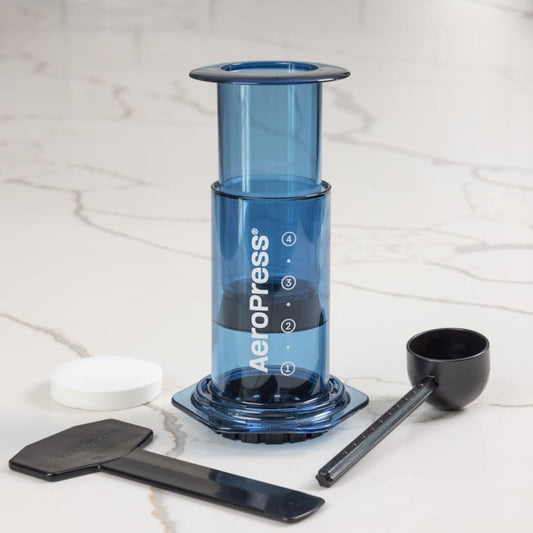 AEROPRESS CLEAR BLUE COFFEE MAKER