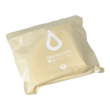 TIMEMORE V02 PAPER FILTER 2-4 CUP DRIPPERS 100 SHEETS - NATURAL WOOD FIBRE