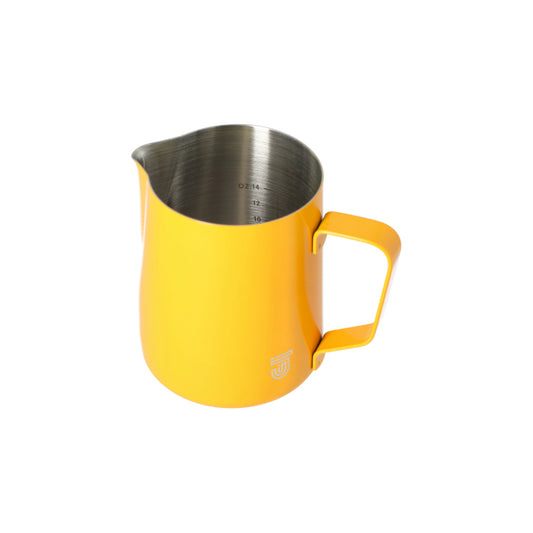 JAGUAR MILK ID S/S INTERIOR MILK FOAMING JUG - 0.6 LITRE YELLOW