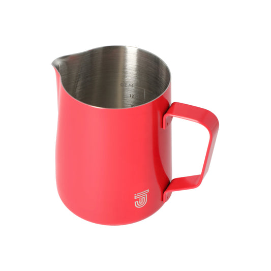 JAGUAR MILK ID S/S INTERIOR MILK FOAMING JUG - 0.6 LITRE RED