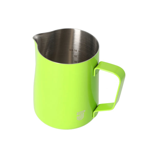 JAGUAR MILK ID S/S INTERIOR MILK FOAMING JUG - 0.6 LITRE GREEN