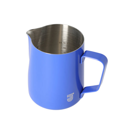 JAGUAR MILK ID S/S INTERIOR MILK FOAMING JUG - 0.6 LITRE BLUE