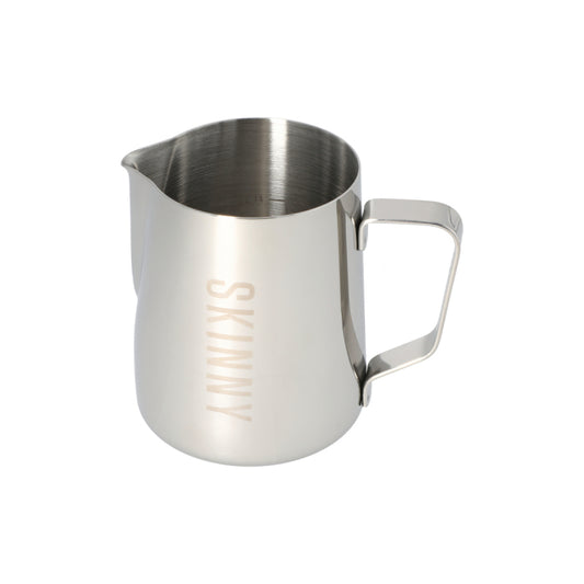 JAGUAR NAMED MILK FOAMING JUG WITH ETCHED VOLUME MEASURES - 0.6 LITRE 'SKINNY'