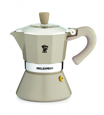 PEZZETTI BELLEXPRESS ALUMINIUM MOKA POT - 6 CUP BRONZE ELECTRA