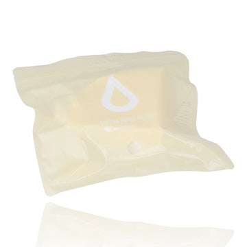 TIMEMORE V01 PAPER FILTER 1-2 CUP DRIPPERS 100 SHEETS - NATURAL WOOD FIBRE