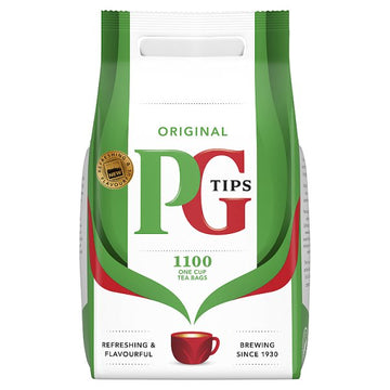 PG Tips 1100 One Cup original new Tea Bags in a 2.2kg bag