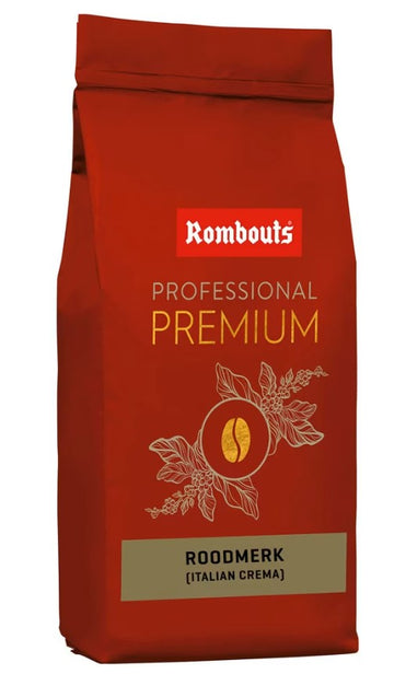 Rombouts 'Roodmerk' Italian crema roasted coffee beans 1kg