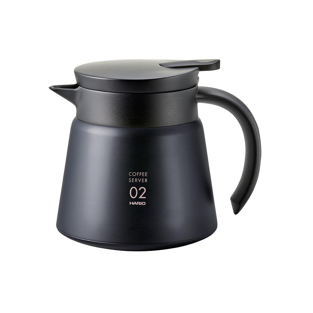 Hario VHS-60B Stainless Steel Heat Resistant Server 2 Cup (Black) 550ml