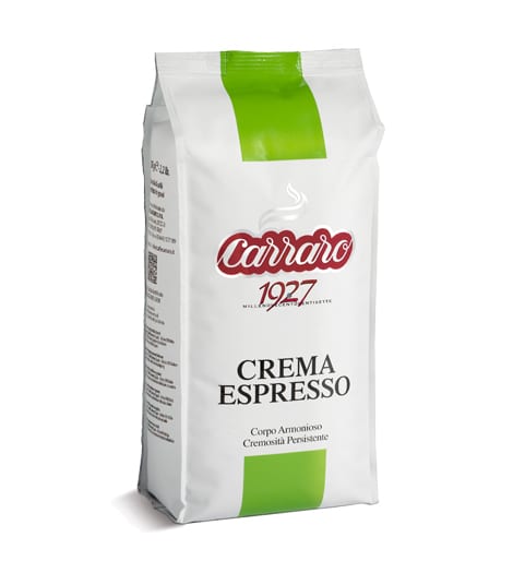 Carraro Crema Espresso Coffee Beans 1kg
