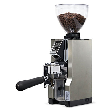 EUREKA MIGNON LIBRA AP 65 COFFEE GRINDER - CHROME - UNUSED - BOX DAMAGE ONLY