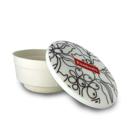 Porcelain Reusable Lid for the Home Compostable One Cup Filters - 2 Lids