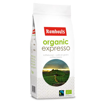Rombouts Organic Expresso coffee beans 1 kg