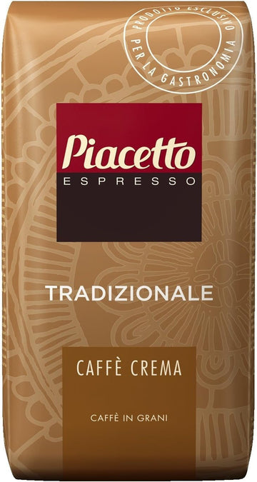 Piacetto Tradizionale Caffé Crema 1000 g The typical Italian long roast