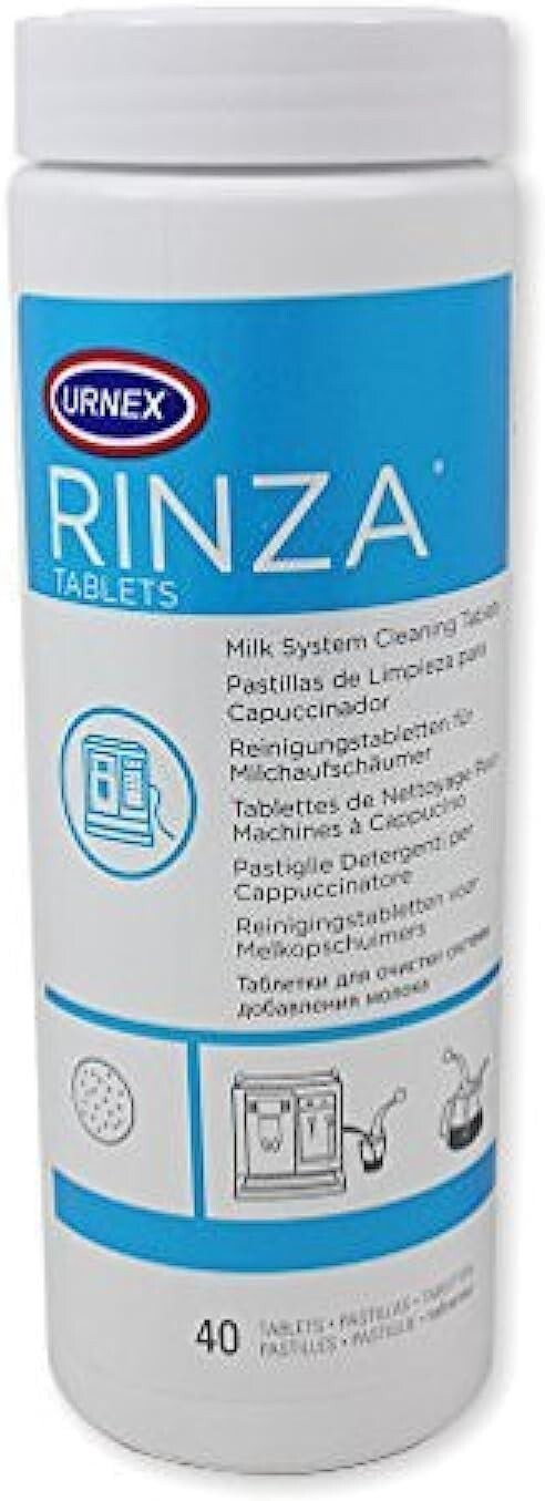 Urnex Rinza M90 Milk Frother Cleaner Tablets 10g (Pack of 40 Tablets)