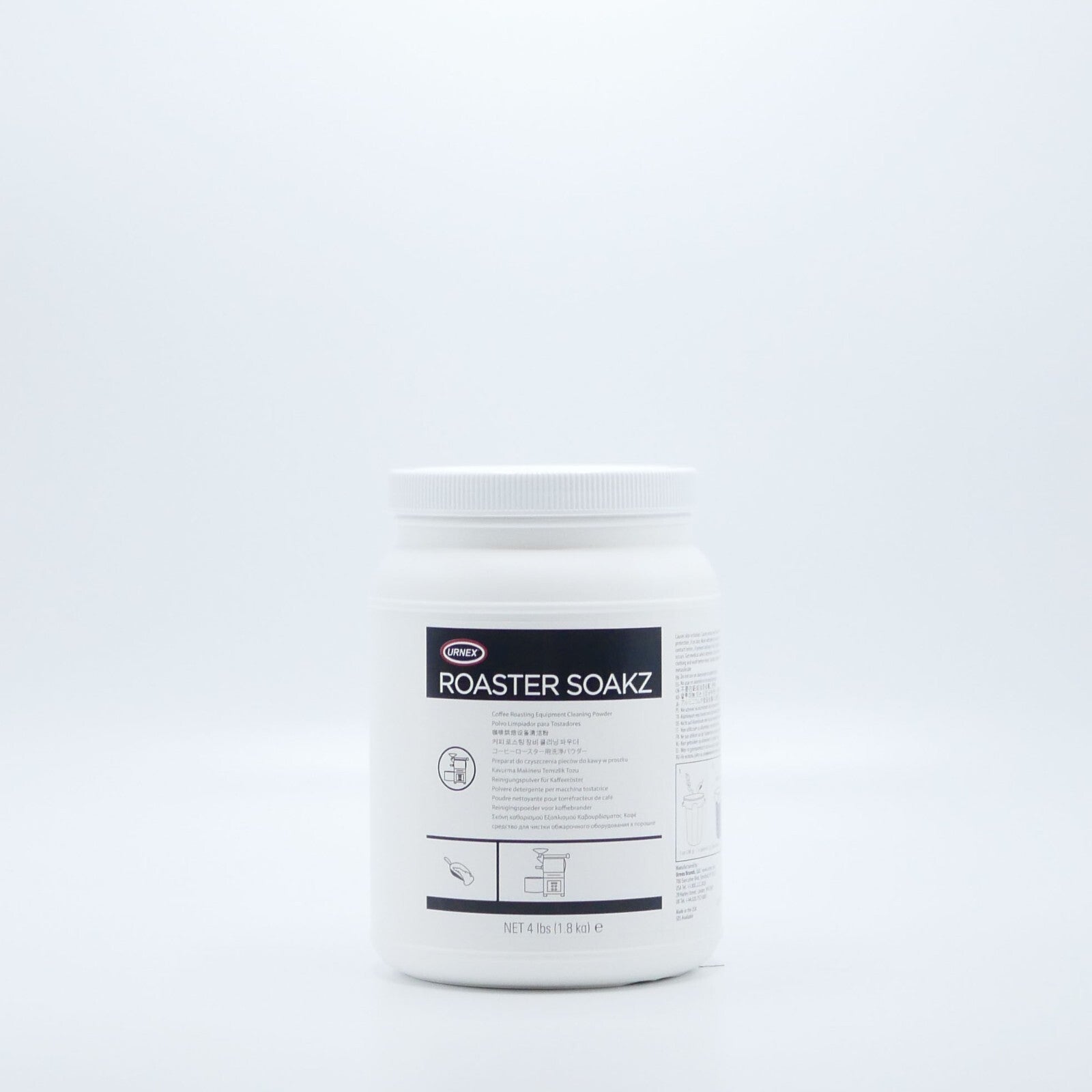 Urnex Roaster Soakz Cleaner For Roasting Equipment cleaning powder 1.8kg Tub