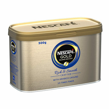 Nescafé Gold Blend Decaffeinated Instant Coffee Granules, 500g -Tracked service-