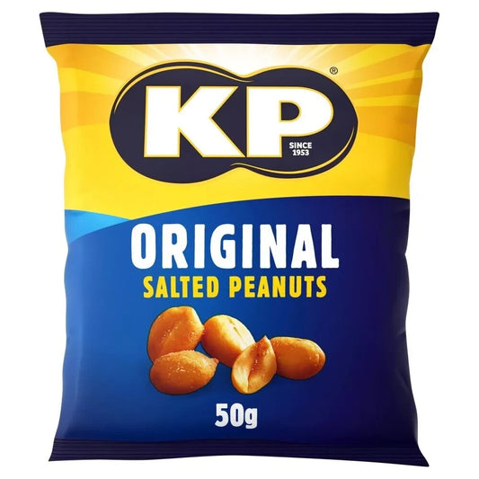 KP Salted Peanuts Pub Card 21x50g