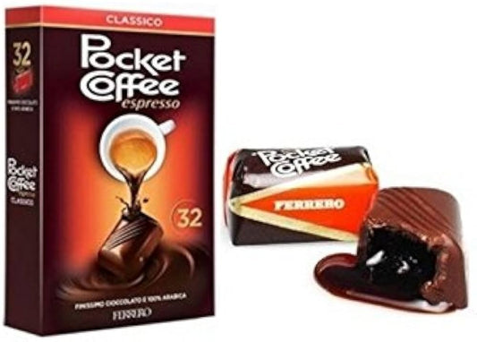Pocket Coffee 32x Paquete Ferrero T 5 Gr 62, from Italy
